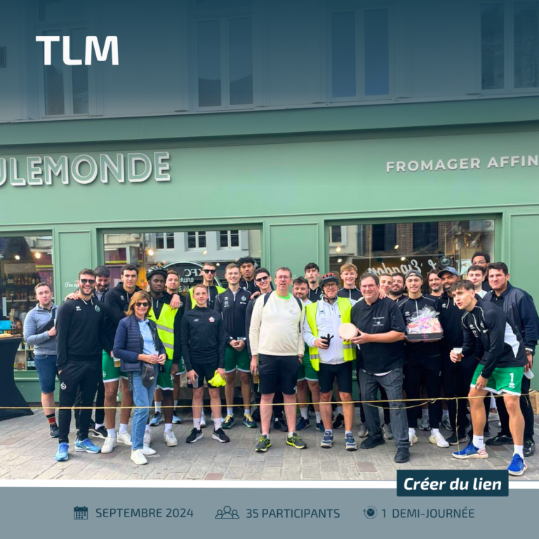 Team building run and bike pour le TLM Volley à Tourcoing